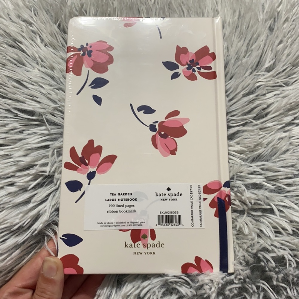 Kate Spade tea garden large notebook - Picture 2 of 3